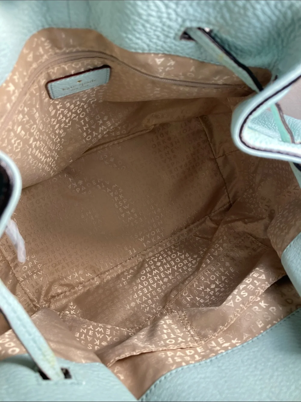 Kate spade Leather Drawstring Bucket Bag